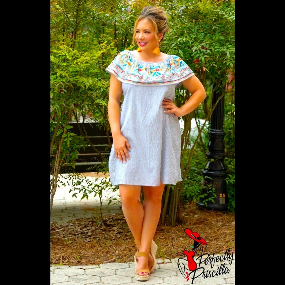 NWT Perfectly Priscilla striped Summer Love Dress